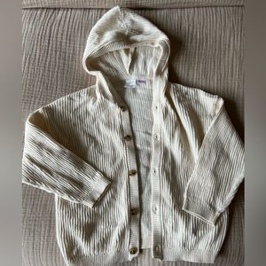 Zara boys button up cardigan / cream / like new size 4-5